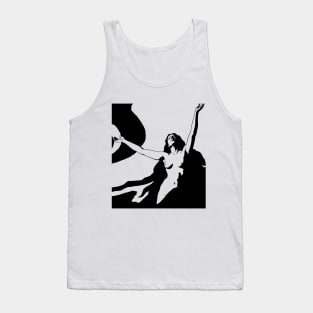 Woman with raised arms Tank Top